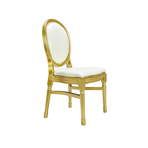 Gold Dior Wooden Dining Chair 