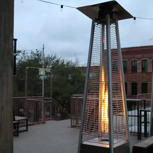 Pyramid Gas Patio Heater Stainless Steel