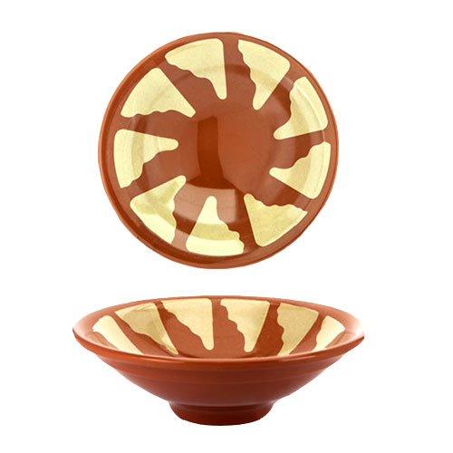 Mezze Bowl Brown Melamine