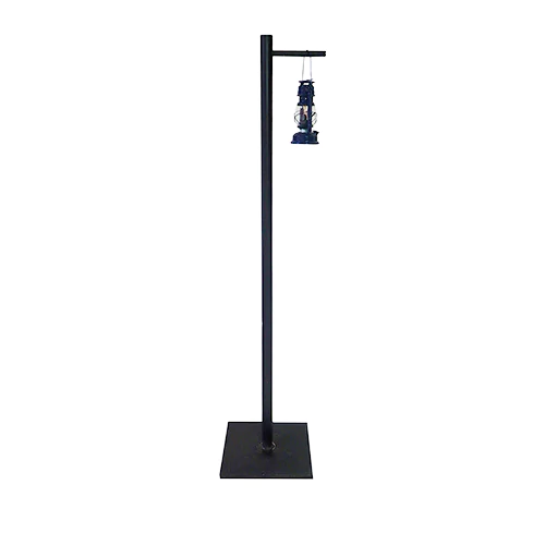 Lantern Steel Black Holder Pole